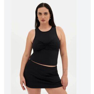 NWT Girlfriend Collective Black Quinn Tank Size Medium